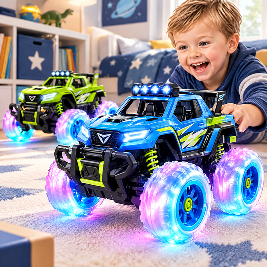 LUNIPLIAY RC Monster Truck – Kids Remote Control Off-Road Car