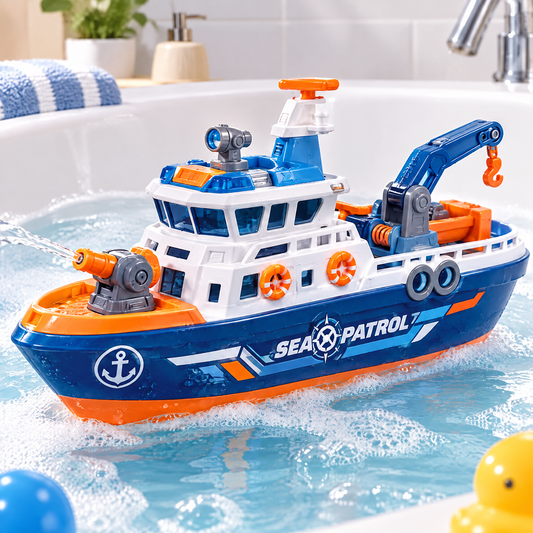 LUNIPLIAY Remote Control Rescue Boat Toy