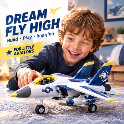 LUNIPLIAY Sky Eagle Fighter Jet Toy