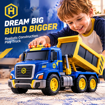 LUNIPLIAY Construction Dump Truck – Kids Toy Truck for Building Adventures