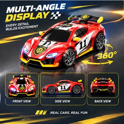 LUNIPLIAY Racing Champion Mini Car Set – Kids Racing Toy Cars
