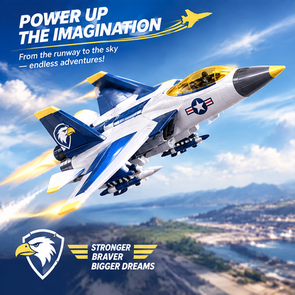LUNIPLIAY Sky Eagle Fighter Jet Toy