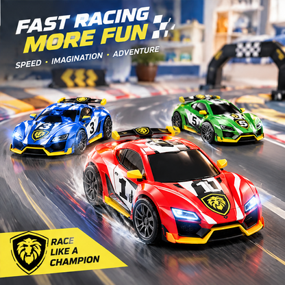LUNIPLIAY Racing Champion Mini Car Set – Kids Racing Toy Cars