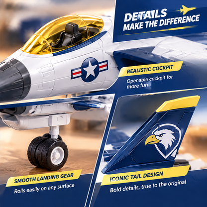 LUNIPLIAY Sky Eagle Fighter Jet Toy
